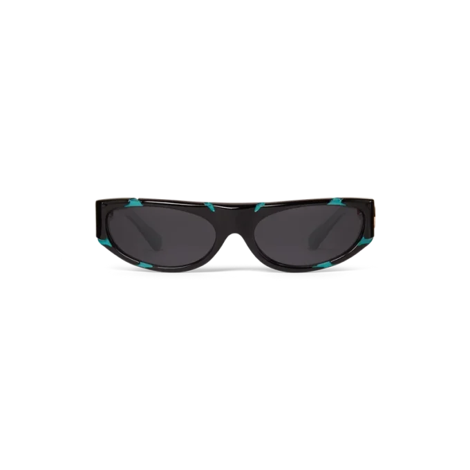 Gafas de sol deportivas en negro y menta
