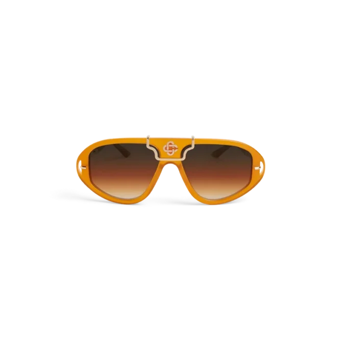 Gafas de sol Hacienda en naranja y dorado