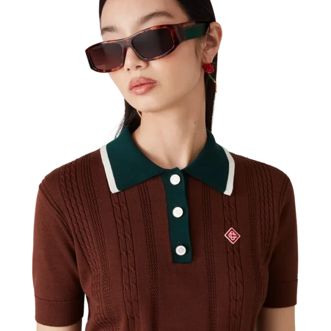 Gafas de sol rectangulares en carey