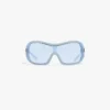 Gafas de sol Shield con contorno azul