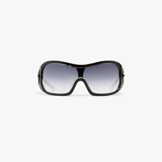 Gafas de sol Shield con contorno negro