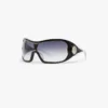 Gafas de sol Shield con contorno negro