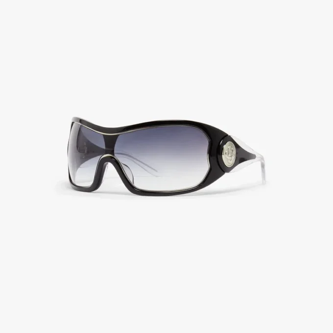 Gafas de sol Shield con contorno negro
