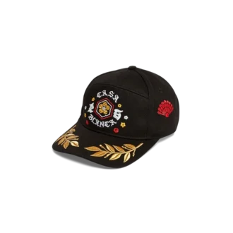 Gorra bordada con el emblema Laurel