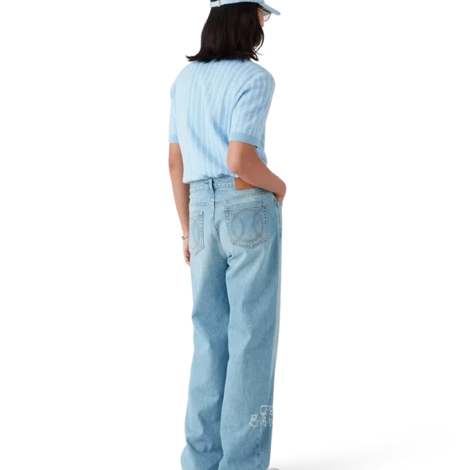 Gorra con parche del logotipo Laurel Stripe Gorra con parche del logotipo Laurel Stripe