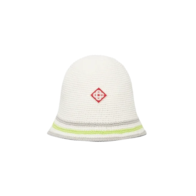 Gorro de ganchillo a rayas