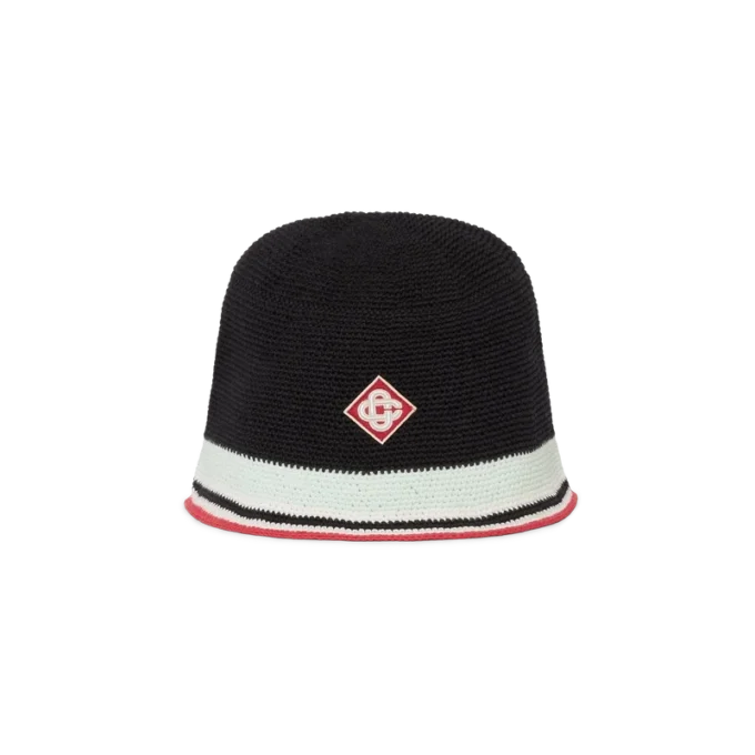 Gorro de ganchillo a rayas