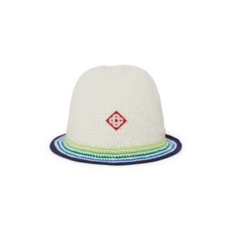 Gorro de ganchillo a rayas