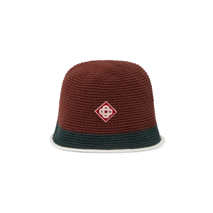 Gorro de ganchillo a rayas