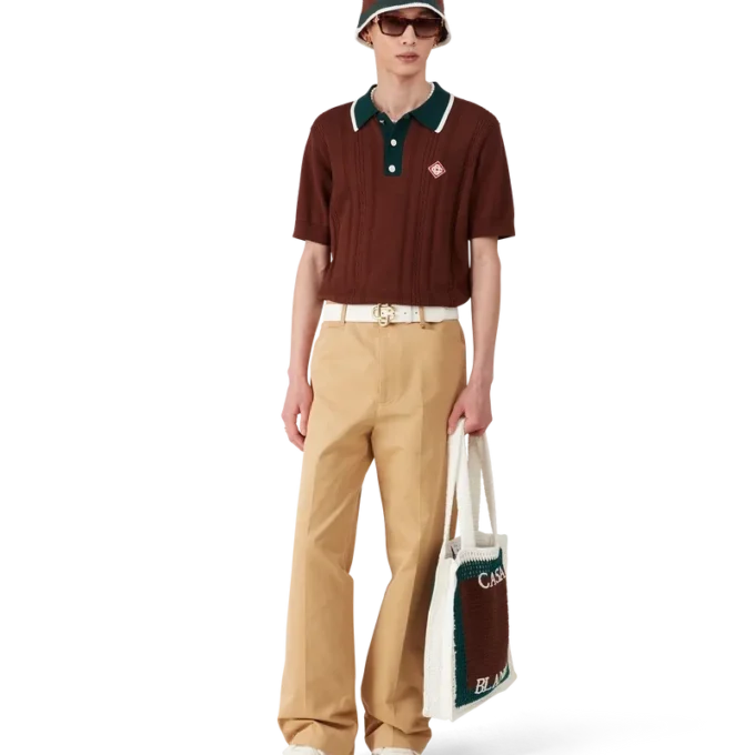 Gorro de ganchillo a rayas