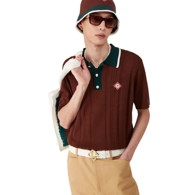 Gorro de ganchillo a rayas