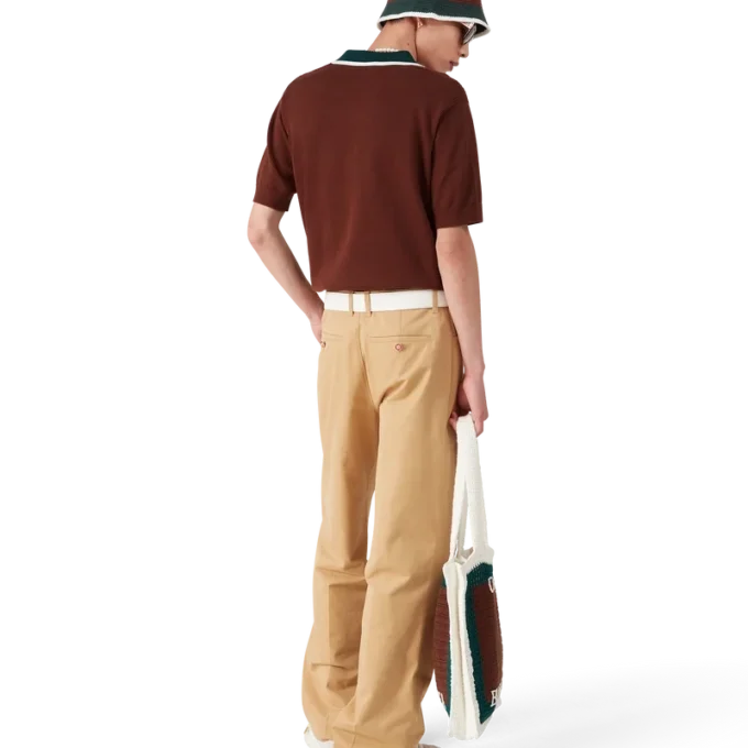 Gorro de ganchillo a rayas