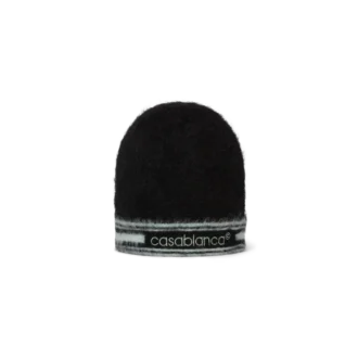 Gorro de mohair a rayas Gorro de mohair a rayas