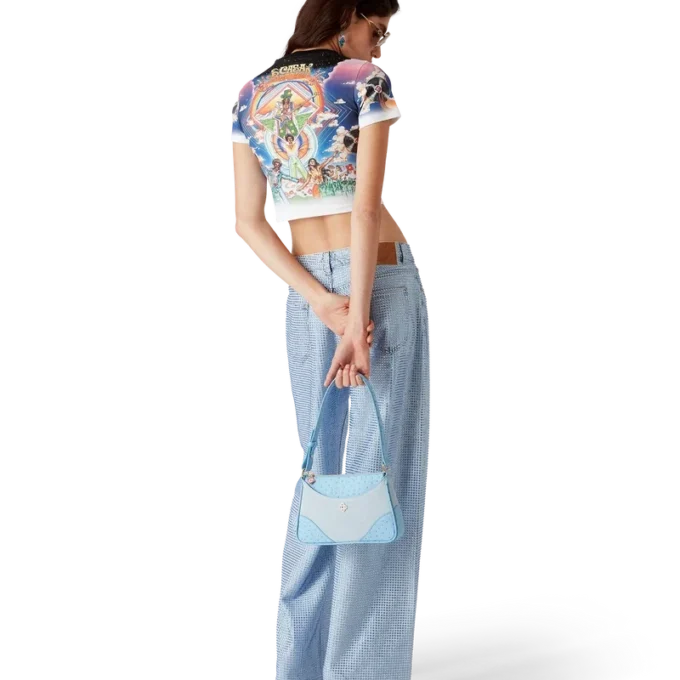 Jeans con adornos de cristales