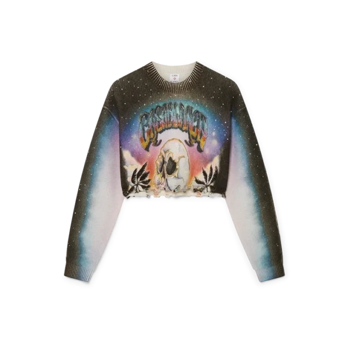 Jersey corto de mezcla de cachemira de La Pramonition