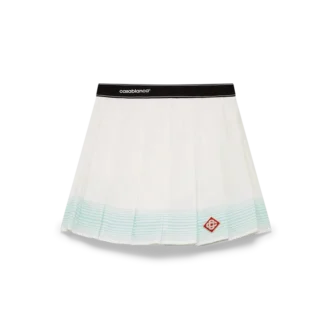 Minifalda plisada a rayas