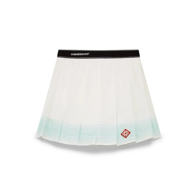 Minifalda plisada a rayas Minifalda plisada a rayas