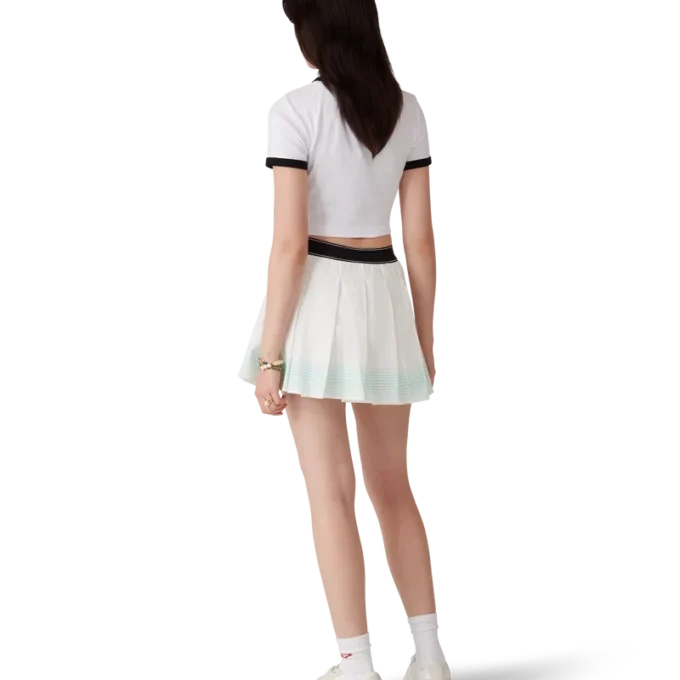 Minifalda plisada a rayas Minifalda plisada a rayas