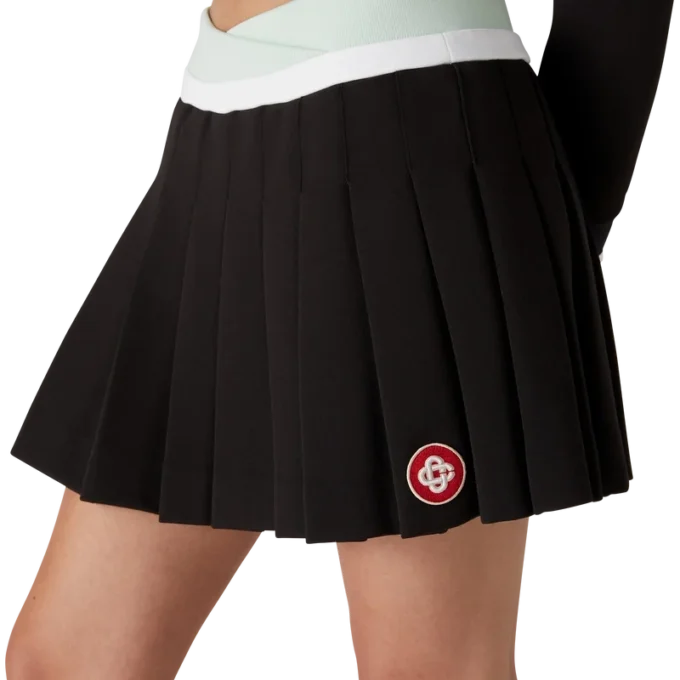 Minifalda plisada de neopreno Minifalda plisada de neopreno