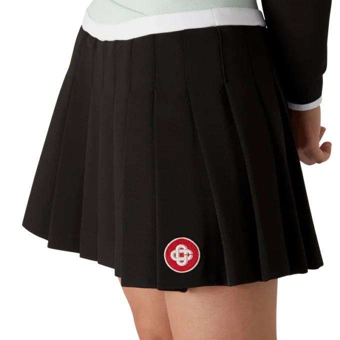 Minifalda plisada de neopreno Minifalda plisada de neopreno