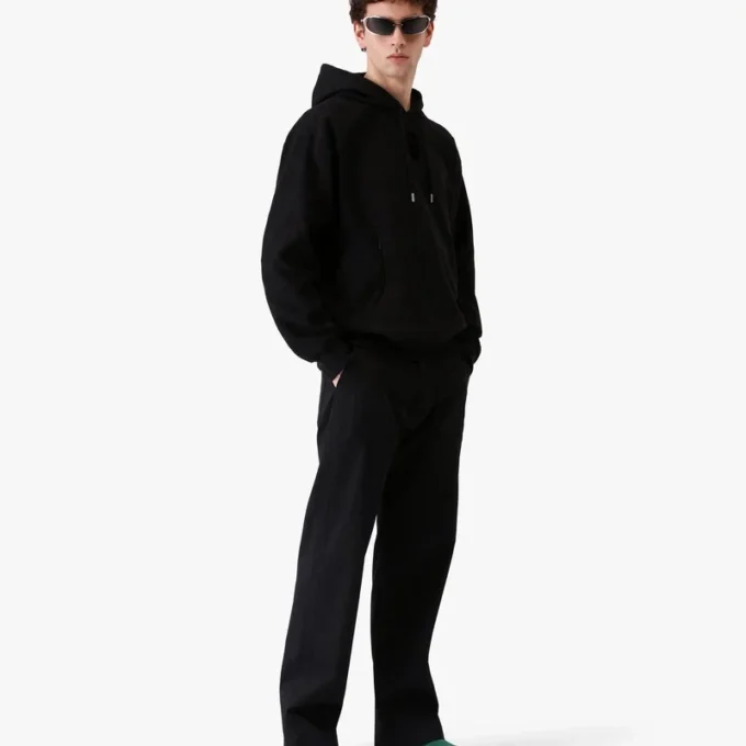 Mule de exterior de cuero verde oscuro