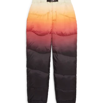 Pantalones acolchados de nylon degradado