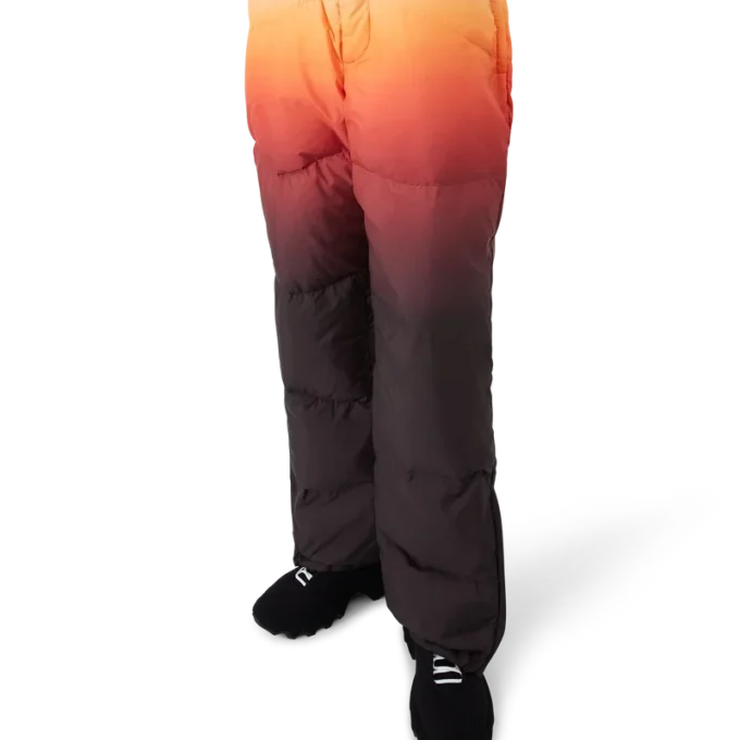 Pantalones acolchados de nylon degradado