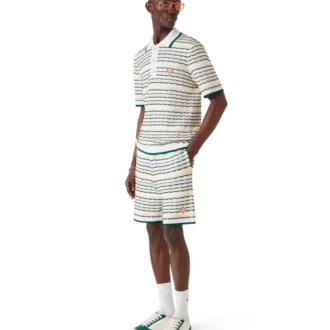 Pantalones cortos con costura plisada