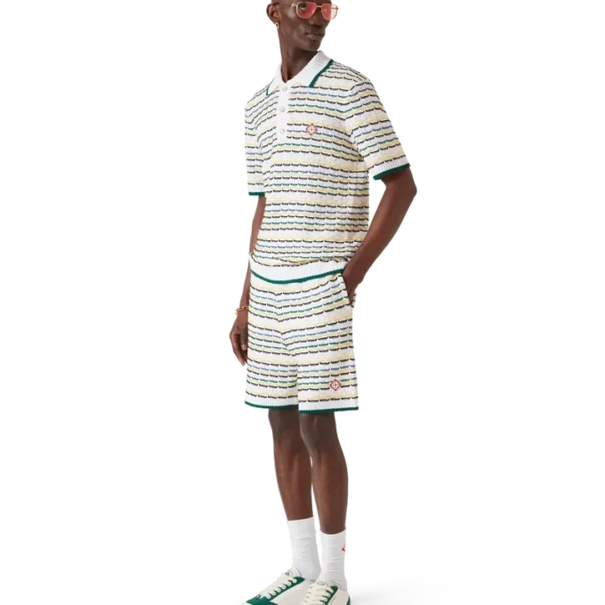 Pantalones cortos con costura plisada