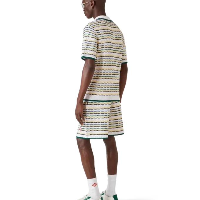 Pantalones cortos con costura plisada