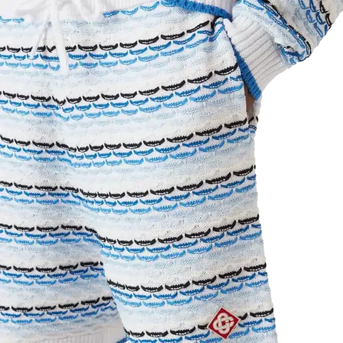 Pantalones cortos con costura plisada