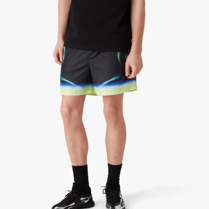 Pantalones cortos con estampado Sporchid negro