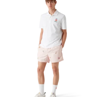 Pantalones cortos con motivo bordado