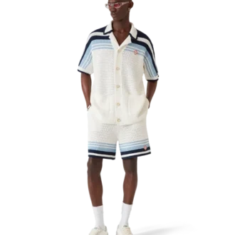 Pantalones cortos de algodón de ganchillo Tennis