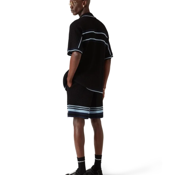 Pantalones cortos de algodón de ganchillo Tennis