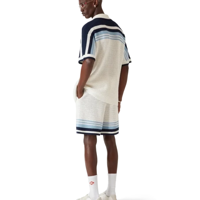 Pantalones cortos de algodón de ganchillo Tennis