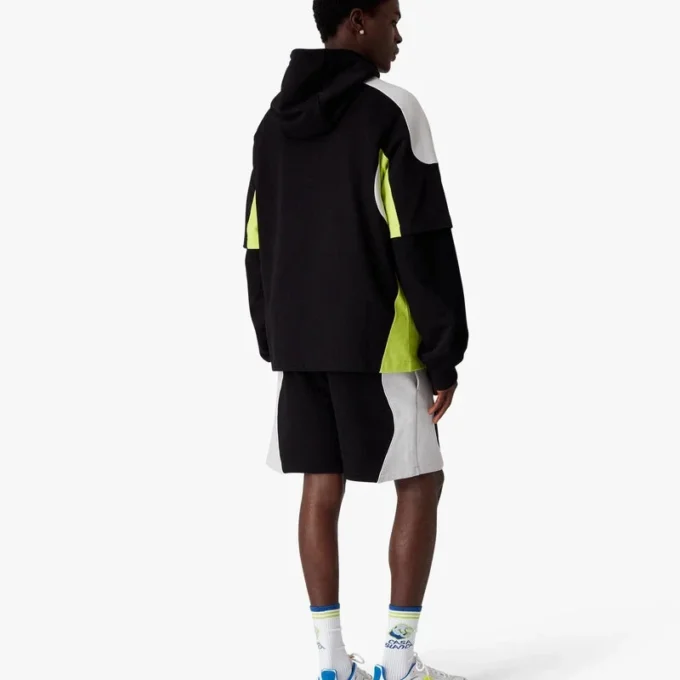 Pantalones cortos de chándal con bloques de color