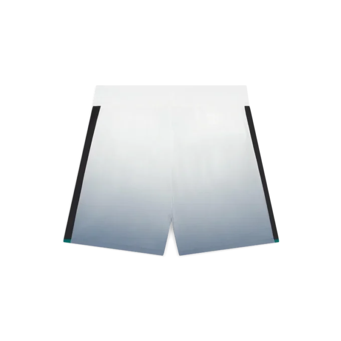 Pantalones cortos de chándal con degradado plateado