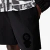 Pantalones cortos de chándal con estampado flocado del logotipo de Squash