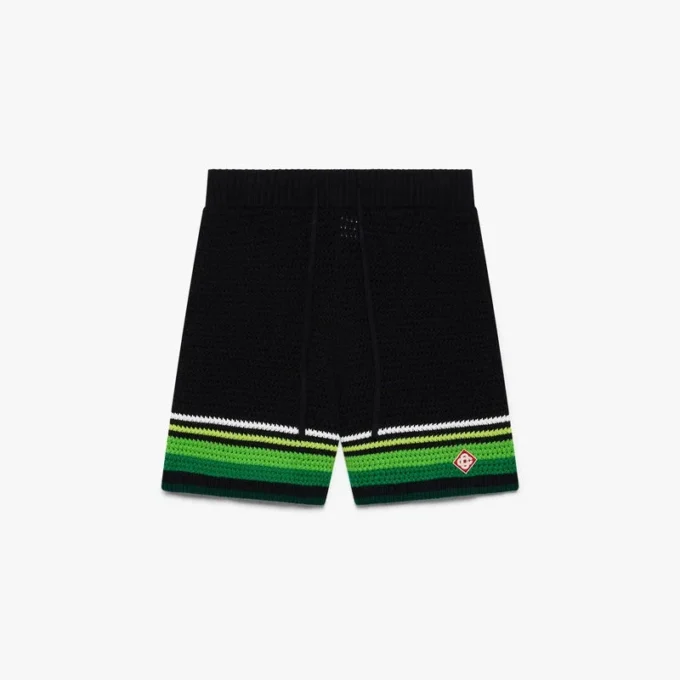 Pantalones cortos de croché negros