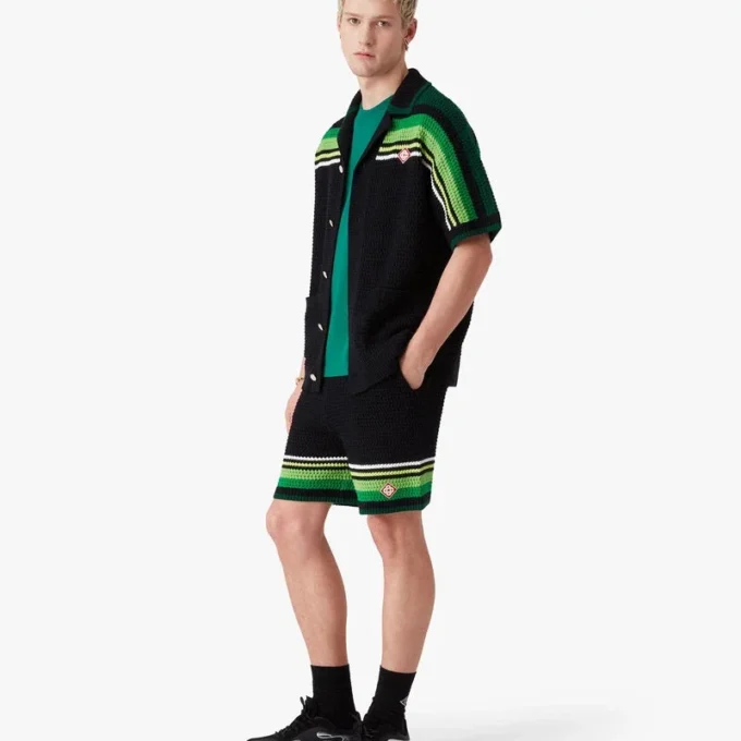 Pantalones cortos de croché negros