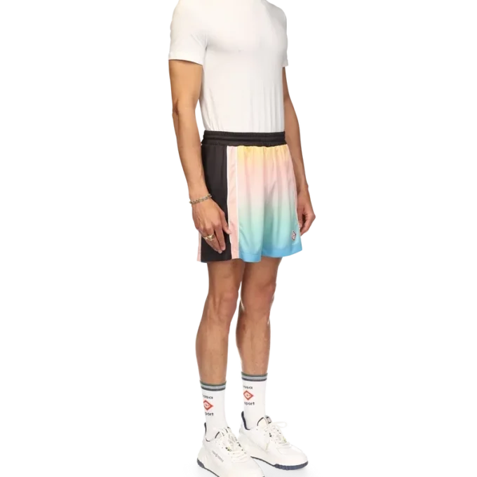 Pantalones cortos de fútbol con degradado pastel