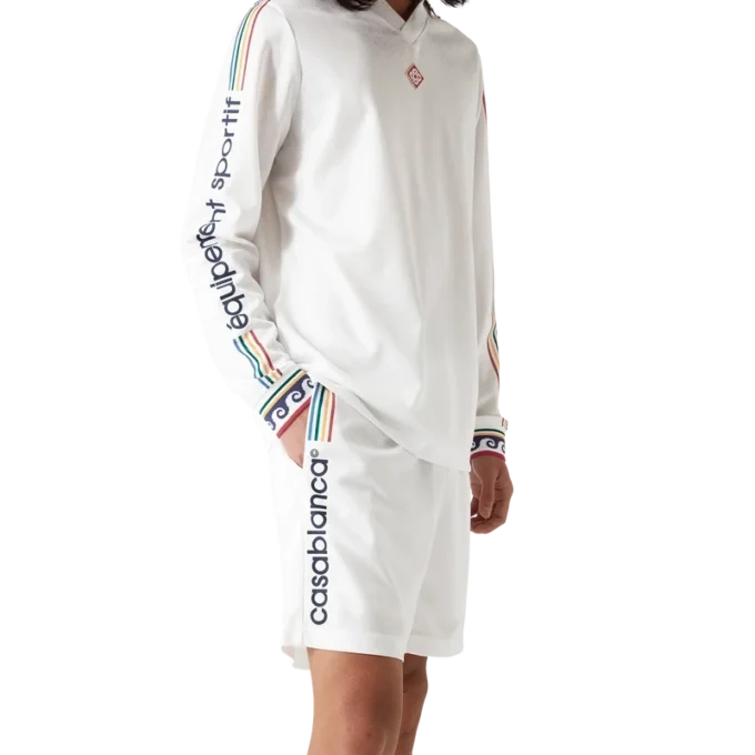 Pantalones cortos de fútbol con monograma jacquard