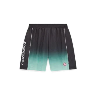 Pantalones cortos de fútbol de jacquard con monograma degradado