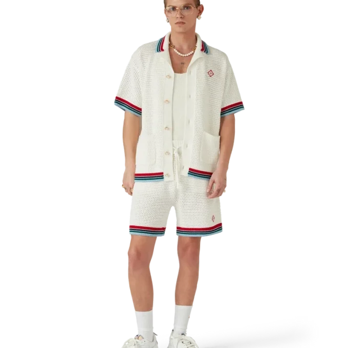 Pantalones cortos de ganchillo góticos