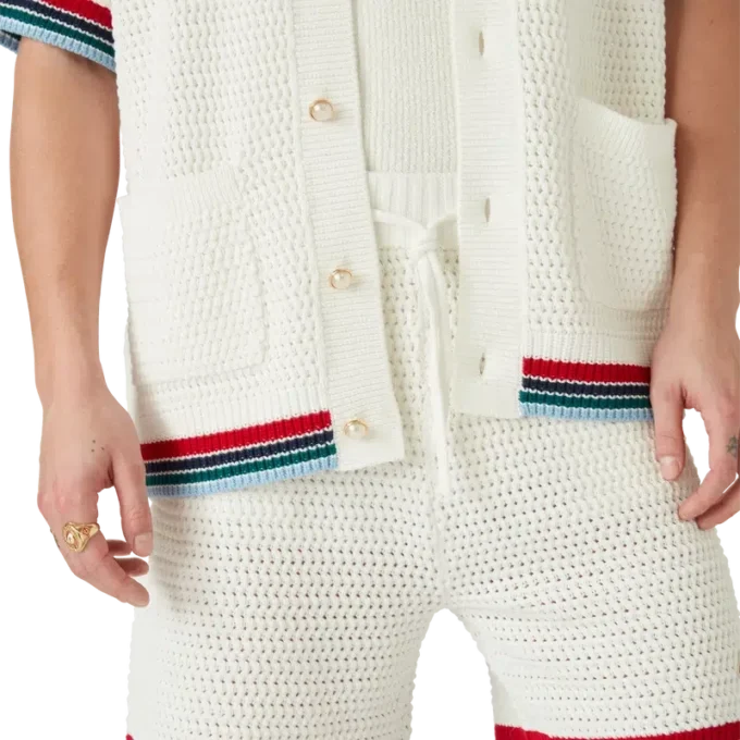 Pantalones cortos de ganchillo góticos