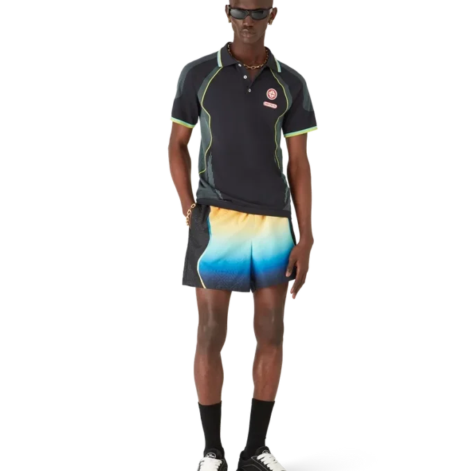 Pantalones cortos de jacquard degradado