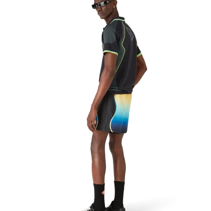 Pantalones cortos de jacquard degradado