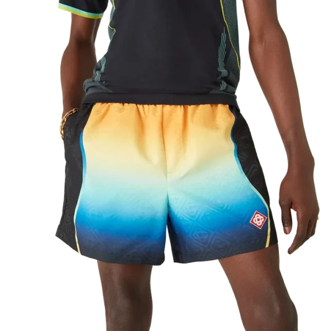 Pantalones cortos de jacquard degradado