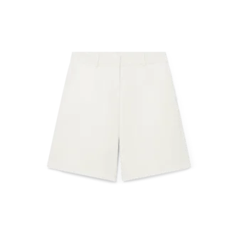 Pantalones cortos de lana de corte holgado